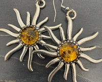 Monthly, hand-crafted pair of sustainable earrings from Iron Oxide & Art