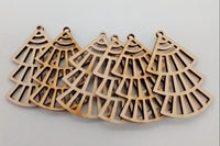 Earring, charm, ornament  - Laser cut/engraved  design ready for your crafty self to paint, decorate, gift to a friend, keep for your self.