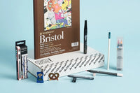 In every ArtSnacks quarterly box, you’ll receive 4-6 full-size, premium art supplies (a mix of individual products and full sets).