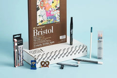 In every ArtSnacks quarterly box, you’ll receive 4-6 full-size, premium art supplies (a mix of individual products and full sets).