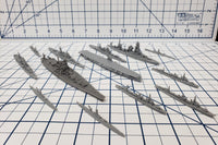 1:1800 Scale Naval Miniature Fleet Pack