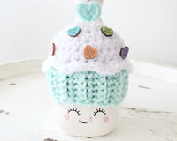 Seasonal Marshmallow Mug Hat Farmhouse Tiered Tray Decor Box