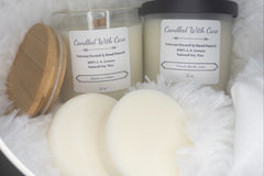 Featured scents of January to bring warmth into your home. French Vanilla Latte and Blueberry Cobbler