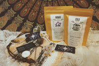 1/2 DECAFFEINATED 1/2 CAFFEINATED Indigo Moon Tea Co. Box