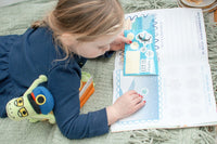 Plush and Snail Mail Weekly Letter  from Sunny the Mail Snail for ages 3 to 8