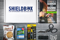ShieldBox Subscription Box for Police Officers - Monthly duty gear and tactical equipment for law enforcement professionals. 