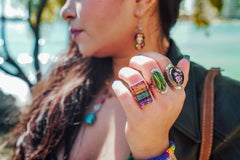 Monthly Boho Stone Jewelry Box