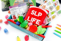 Created in collaboration with Speech Language Pathologists. Speech Therapy Box is your pop-up therapy room, in a box.