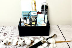 Items inside the 555 ritual box talisman, incense, candle, herbs, spray, instructions, spiritual bath