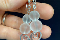 Monthly, hand-crafted pair of sustainable earrings from Iron Oxide & Art