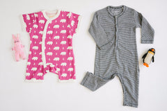 Organic cotton rompers