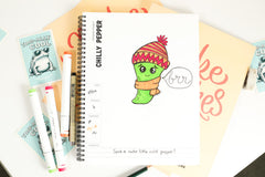 Monthly Sketchpad with Daily Drawing Prompts