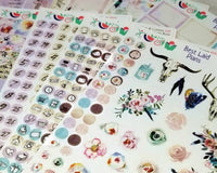 Monthly Functional Planner Sticker Subscription Box for Planners - Calendars, Happy Planner, Bullet Journal, Leafy Treetops, Pocket, A5, EC, TN, Hobonichi Weeks