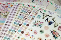 Monthly Functional Planner Sticker Subscription Box for Planners - Calendars, Happy Planner, Bullet Journal, Leafy Treetops, Pocket, A5, EC, TN, Hobonichi Weeks