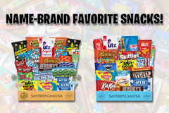 Snack Box for Students - College Snack Gift Box | Back to School Snack Basket & Candy Box (50+ Snacks)