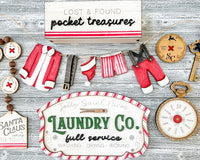 Holiday Tiered Tray Decor Items Box