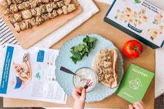 eat2explore explorer subscription box - a family educational food & culture box