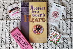 September Box 2020 (Chapter Book Age Group) - Included monthly book, jumbo erasers, facemasks, and more.