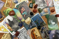 Tarot and Crystal Combo: Random Draw of 3 cards and 3 crystals (1st week)