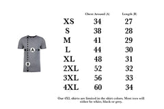 Choose your shirt size. Sizes range from XS to 4XL. Each month contains a new paranormal theme and monthly challenge for you to play!C