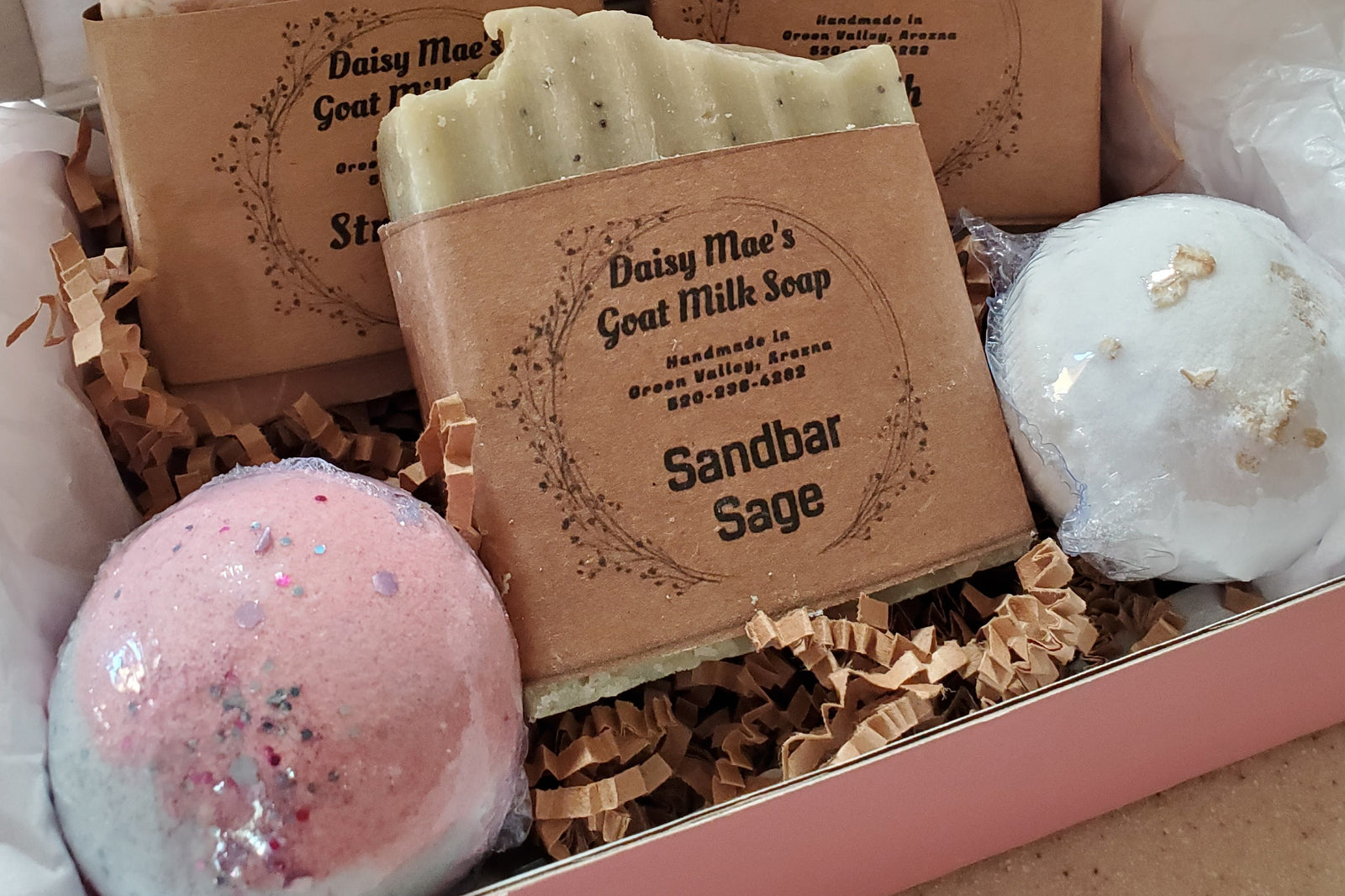 Goat milk soap subscription box