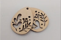 Earring, charm, ornament  - Laser cut/engraved  design ready for your crafty self to paint, decorate, gift to a friend, keep for your self.
