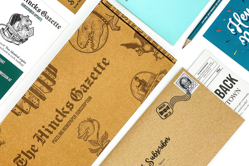 Puzzling Newspaper Subscription - The Hincks Gazette