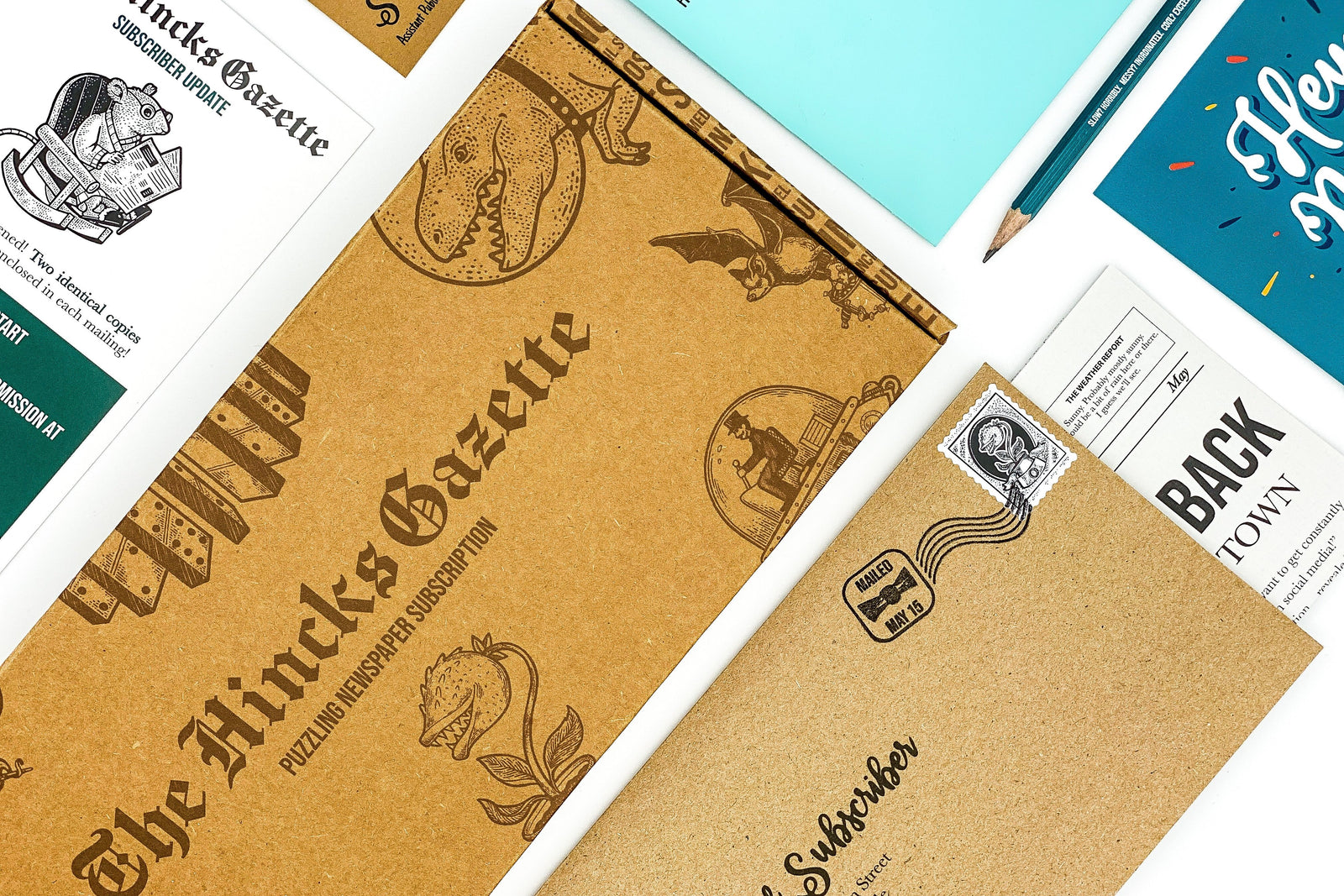 Puzzling Newspaper Subscription - The Hincks Gazette