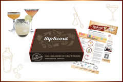 SipScout's Evolution of the Margarita Mixology Kit. During the virtual event we told the story of the margarita & made 3 delicious drinks. 