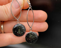 Monthly, hand-crafted pair of sustainable earrings from Iron Oxide & Art