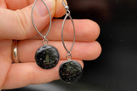 Monthly, hand-crafted pair of sustainable earrings from Iron Oxide & Art
