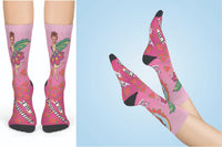 Monthly Girl Power Socks with Custom Face