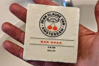 Jean Claude Van Amsterdam men's grooming box includes Bar Soap, Facial Moisturizer and Shower Steamer! 