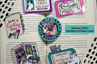 Vinyl Sticker Club - 4 to 6 High Quality Stickers with Unique Art - New Theme Each Month