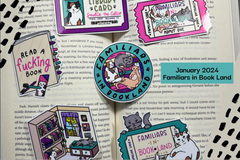Vinyl Sticker Club - 4 to 6 High Quality Stickers with Unique Art - New Theme Each Month