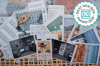 The Conundrum Box displays game cards, props, and themed materials for an engaging escape room experience