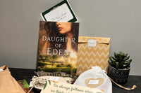 A look at the complete box including the custom bookmark and 5x7 print with the quote. You can frame it and display it!