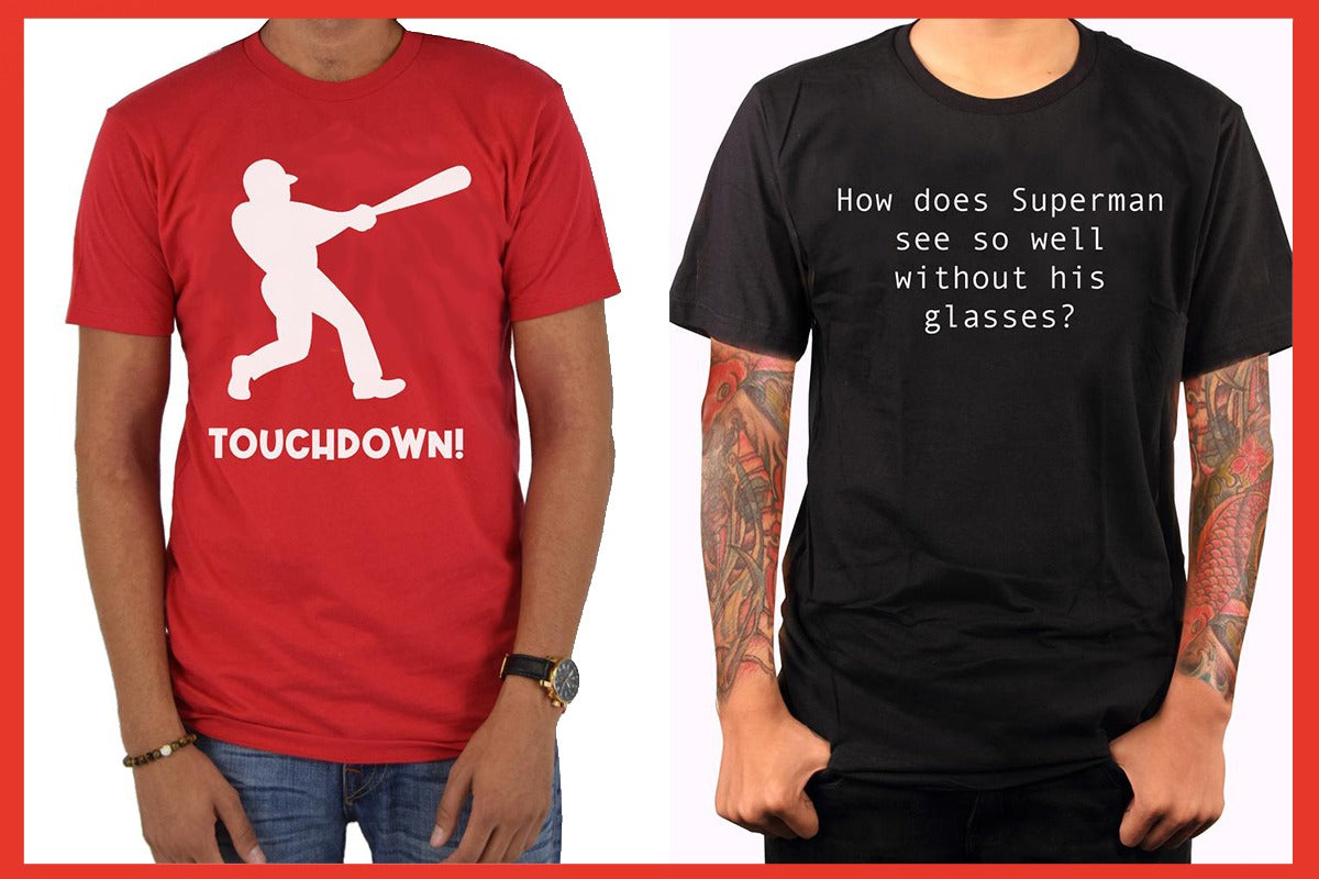 Monthly Cheap Fun T-Shirt Subscription - Unisex/Mens Sizing
