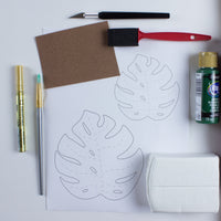 DIY Monstera Clay Bowl Kit image 2