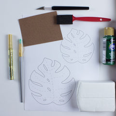 DIY Monstera Clay Bowl Kit image 2