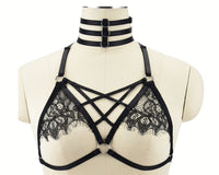 SILVER PLAN- 1 HARNESS BRA AND 1 CAGE BRA