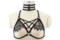 SILVER PLAN- 1 HARNESS BRA AND 1 CAGE BRA