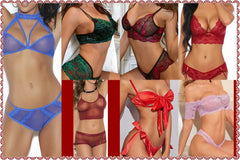 (OS)Bralette and Panty Set One Size REGULAR or PLUS Size