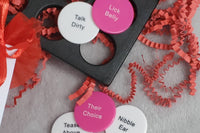 Getting Lucky box is all about connecting through flirting, foreplay,  A fun date out with some competition leading up to a fun night in.