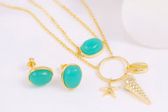 Your Bijoux Box , Jewelry subscription, subscription, charms, 18k, gold jewelry, summer jewelry,  silver, delicate, seashell jewelry