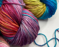 Monthly Hand-dyed Yarn Box - pattern & stitch markers included from Wonderland Yarns