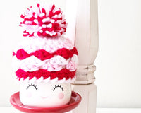 Seasonal Marshmallow Mug Hat Farmhouse Tiered Tray Decor Box