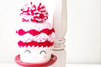 Seasonal Marshmallow Mug Hat Farmhouse Tiered Tray Decor Box