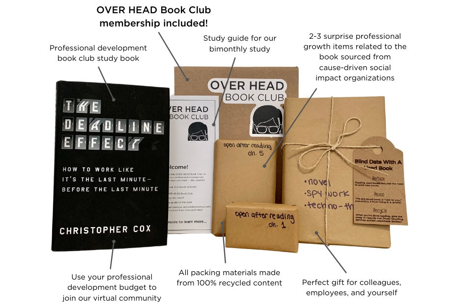 OVER HEAD Book Club Box for Nonprofit Professionals
