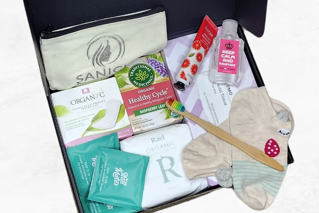 Batch by Sanicle fill with Lotion, hand sanitzer, carry bag